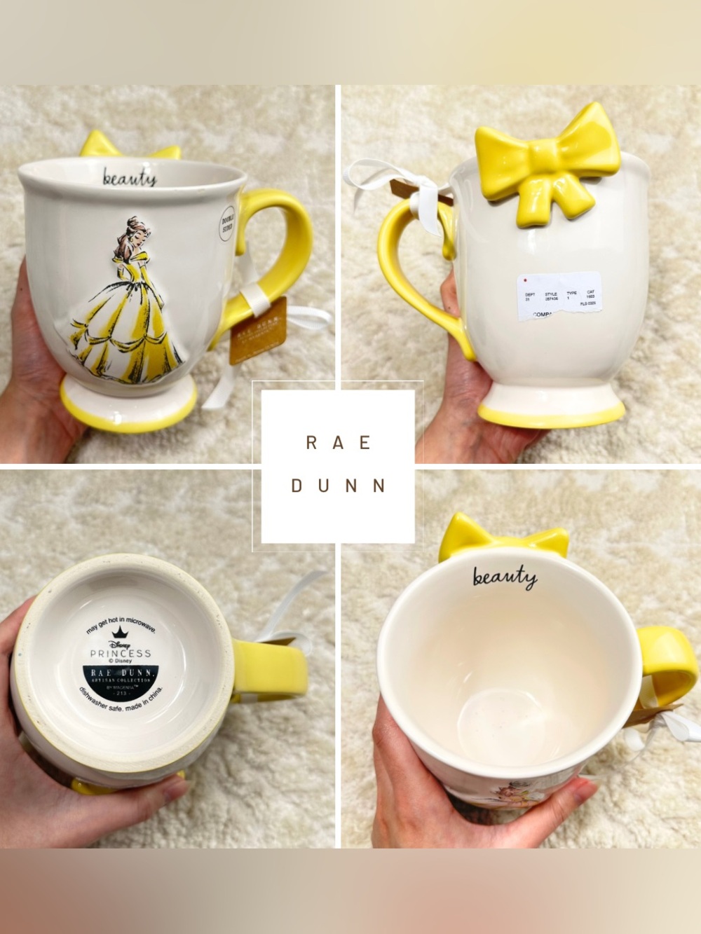 Rae Dunn Disney Princess Mug